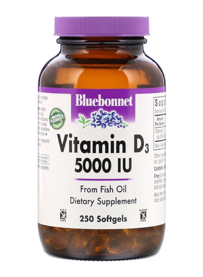 Vitamin D Fish Oil Bone Support - 250 Softgels