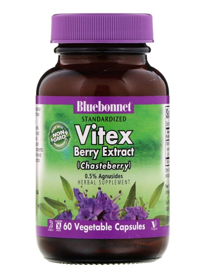 Vitex Berry Extract Herbal Supplement - 60 Capsules