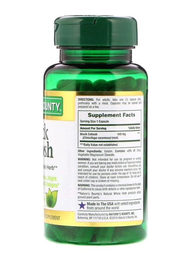 Black Cohosh - 100 Capsules