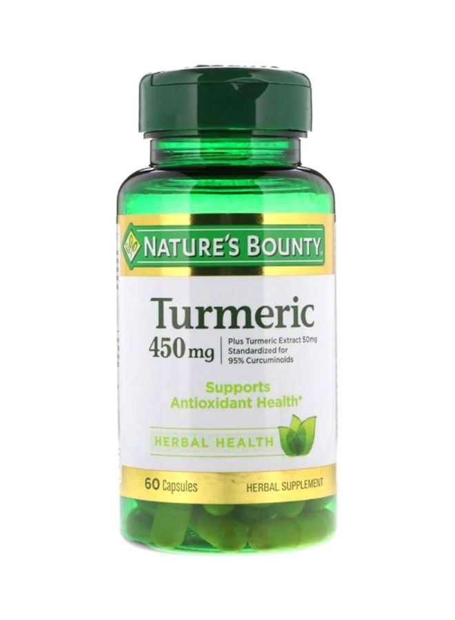 Turmeric Dietary Supplements 450mg - 60 Capsules