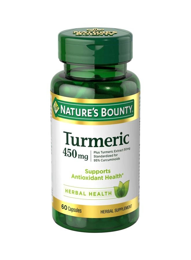 Turmeric Dietary Supplements 450mg - 60 Capsules