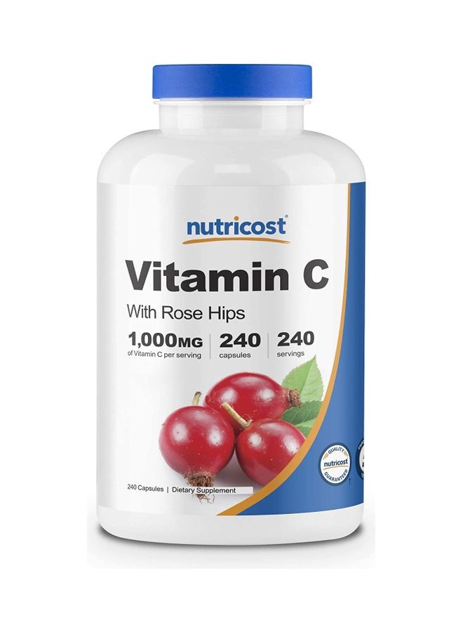Vitamin C with Rose Hips 1000 Mg Capsules