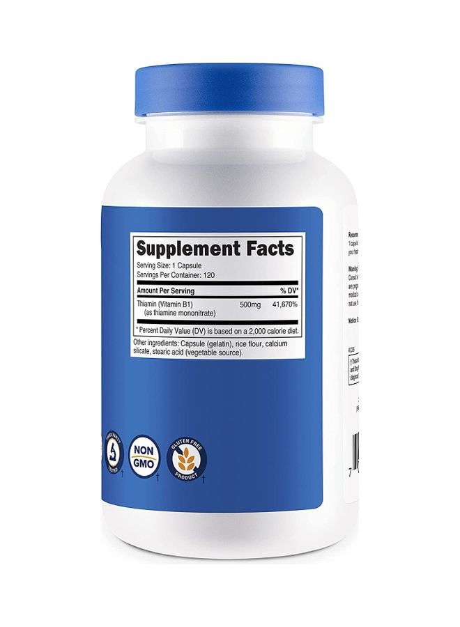 Vitamin B1 500 Mg Capsules