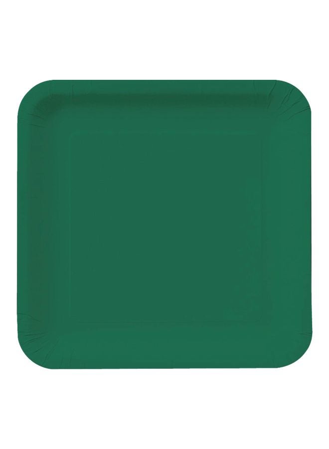 18-Piece Square Paper Lunch Plate Set 453262