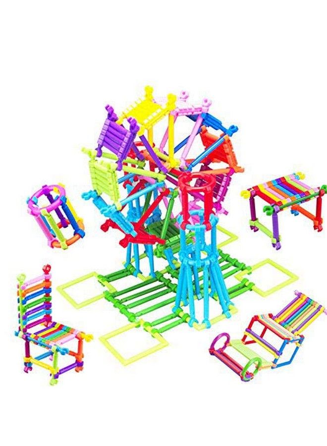 Build Your Creativity Diy Colorful Educational Smart City Assembly Sticks 200 Sticks Blocks For Kids Boys & Girls With Different Themes