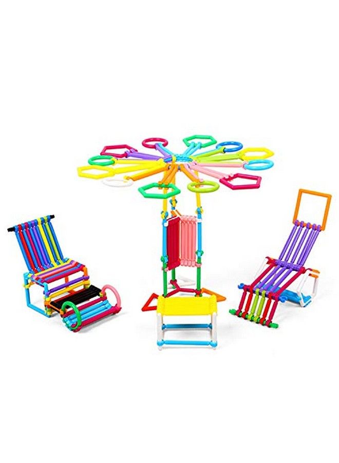 Build Your Creativity Diy Colorful Educational Smart City Assembly Sticks 200 Sticks Blocks For Kids Boys & Girls With Different Themes