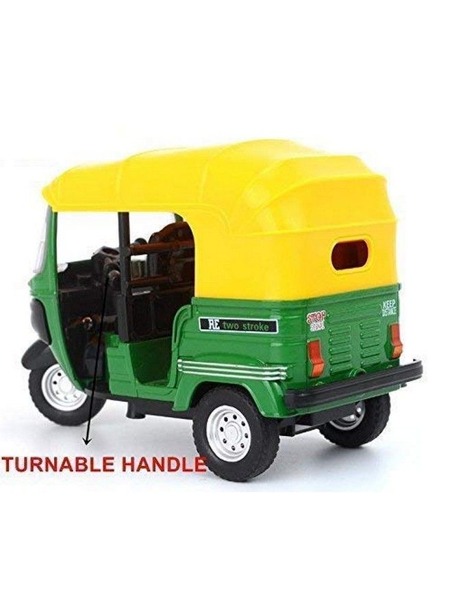 Toddlers Baby Boys Girls Model Toys Steering Wheel Car Toy Mini Toy Pull Back (Random Color) (Auto Rickshaw)