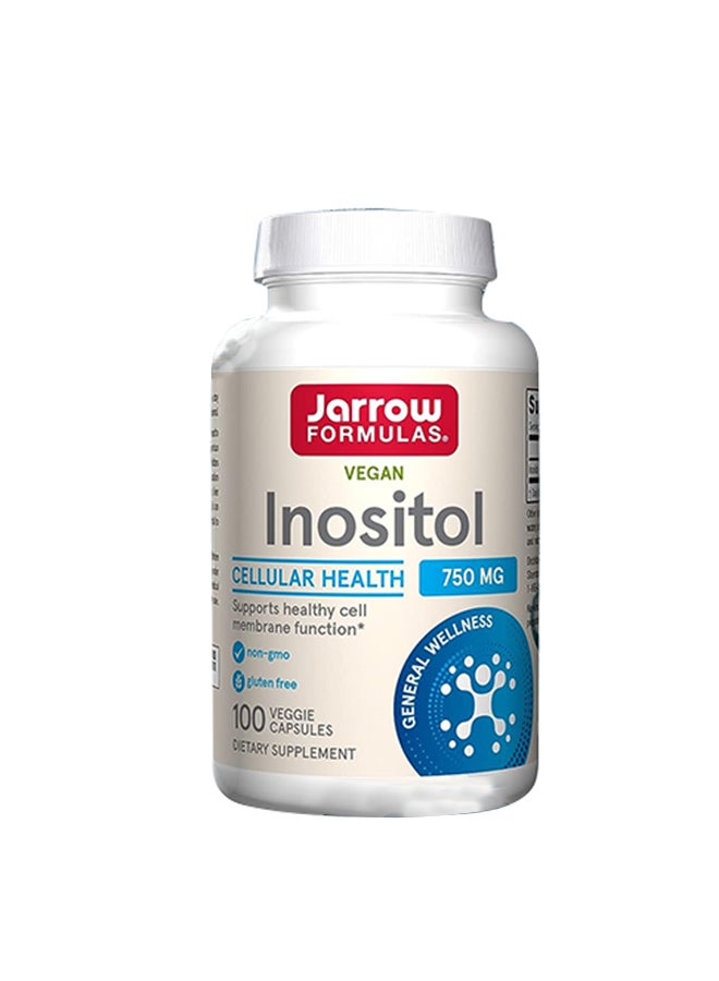 Inositol Dietary Supplement - 100 Veggie Capsules