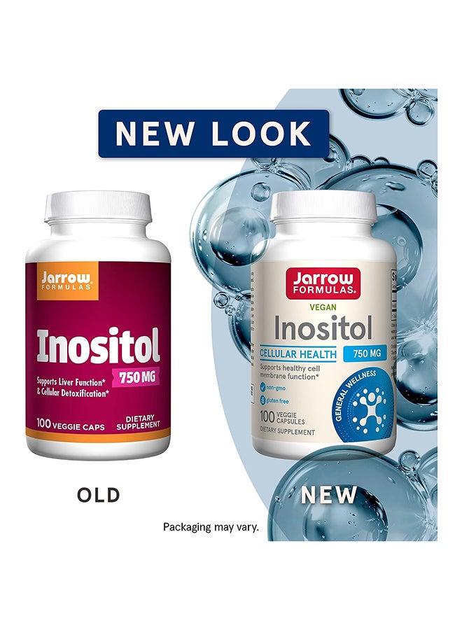 Inositol Dietary Supplement - 100 Veggie Capsules