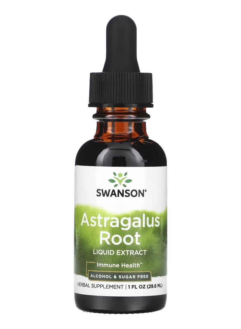 Swanson, Astragalus Root Liquid Extract, Alcohol & Sugar Free, 1 fl oz (29.6 ml)