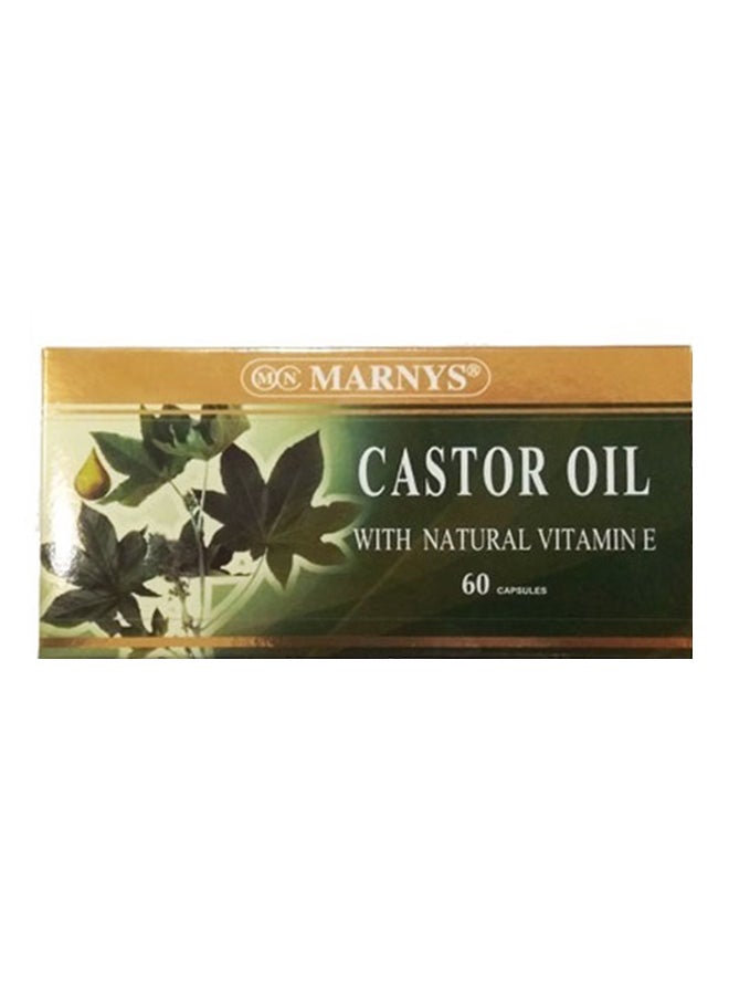 Pack Of 60 Castor Oil Capsules