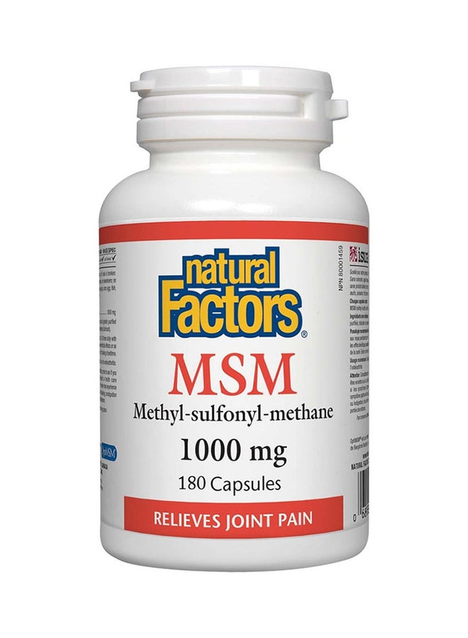 MSM - 180 Capsules