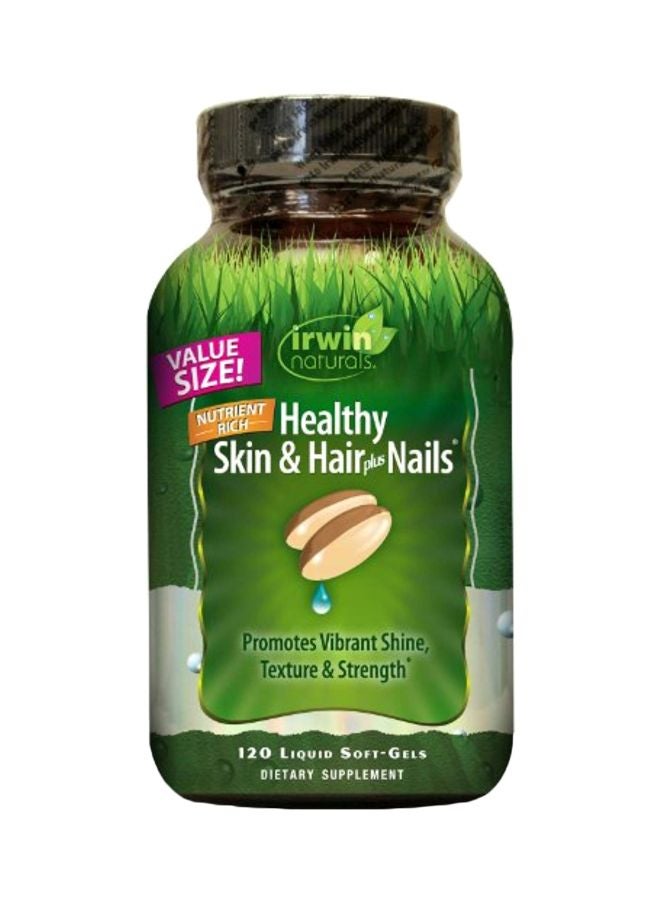 Pack Of 2 Healthy Skin And Hair Plus Nails - 120 Softgels