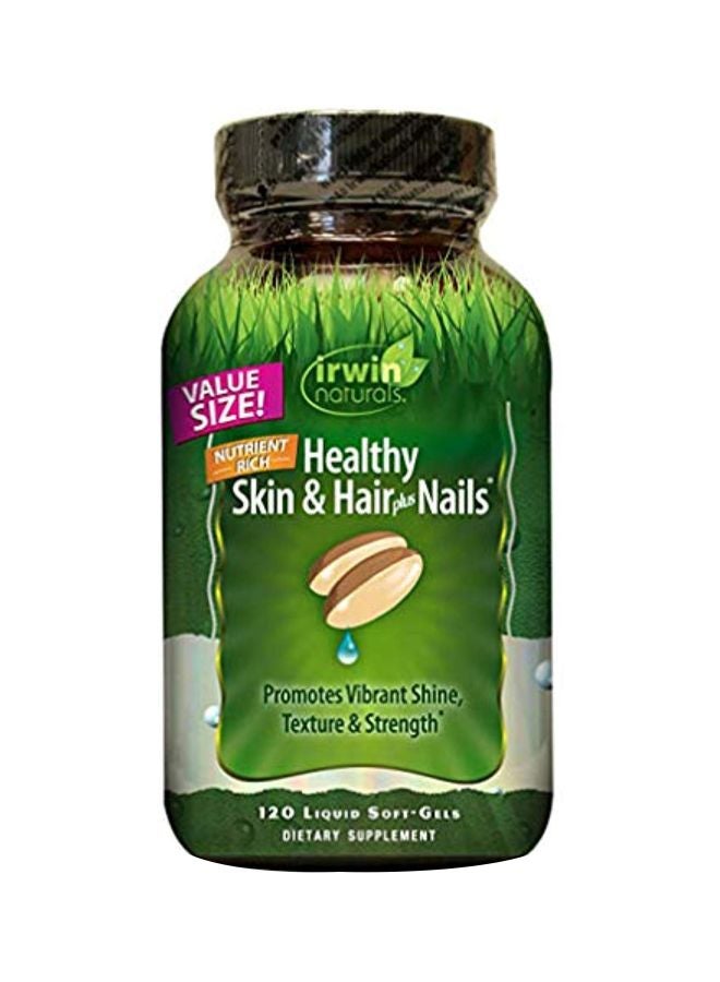 Nutrient Rich Healthy Skin And Hair Plus Nails  - 120 Liquid Softgels