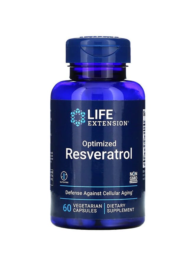 Pack Of 2 Optimized Resveratrol - 60 Vegetarian Capsules