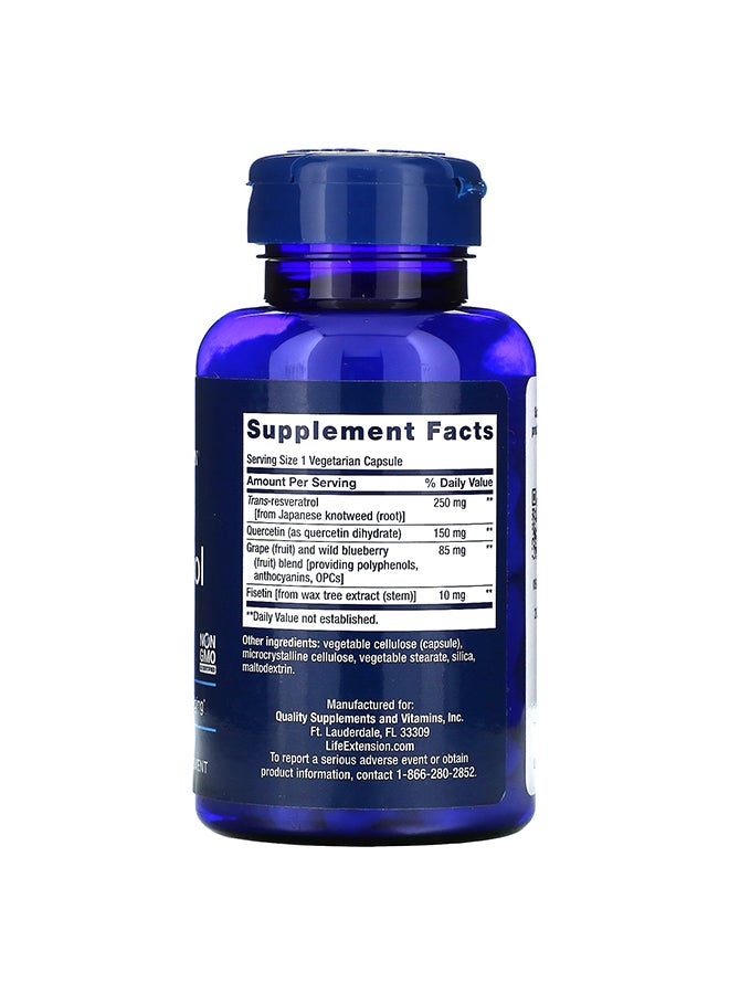 Pack Of 2 Optimized Resveratrol - 60 Vegetarian Capsules