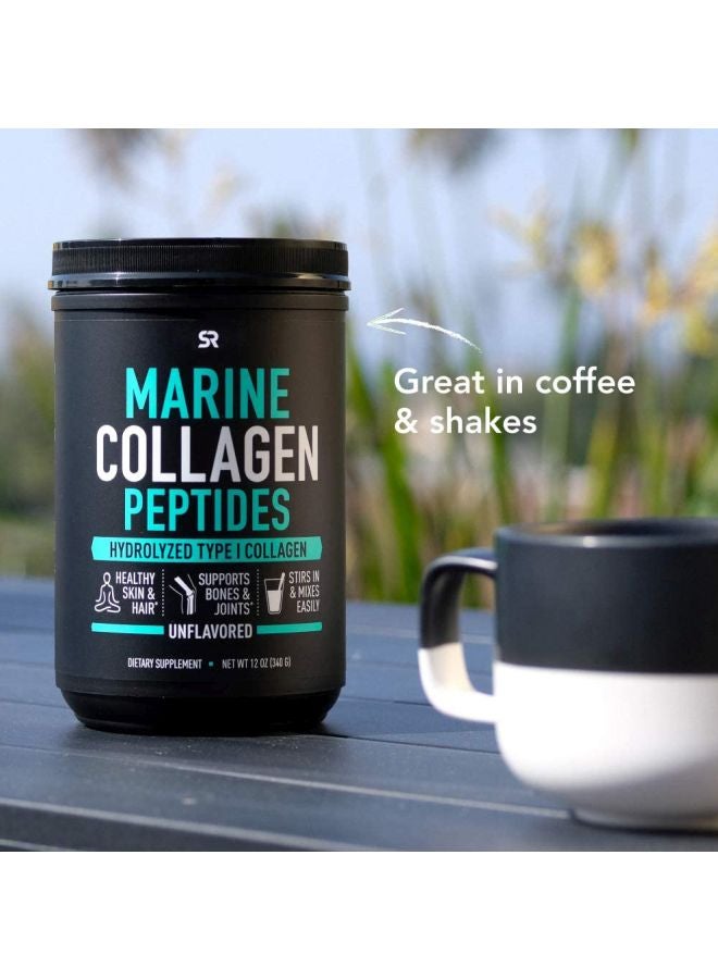 Marine Collagen Peptides Powder Dietary Supplement