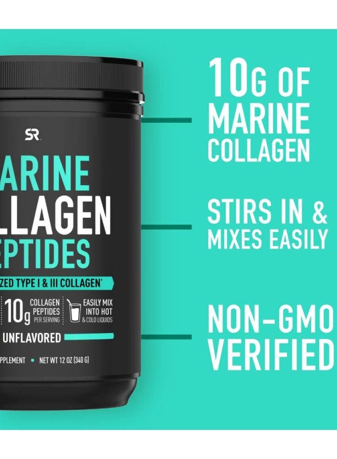 Marine Collagen Peptides Powder Dietary Supplement