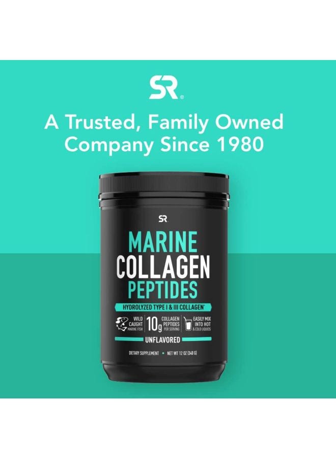 Marine Collagen Peptides Powder Dietary Supplement