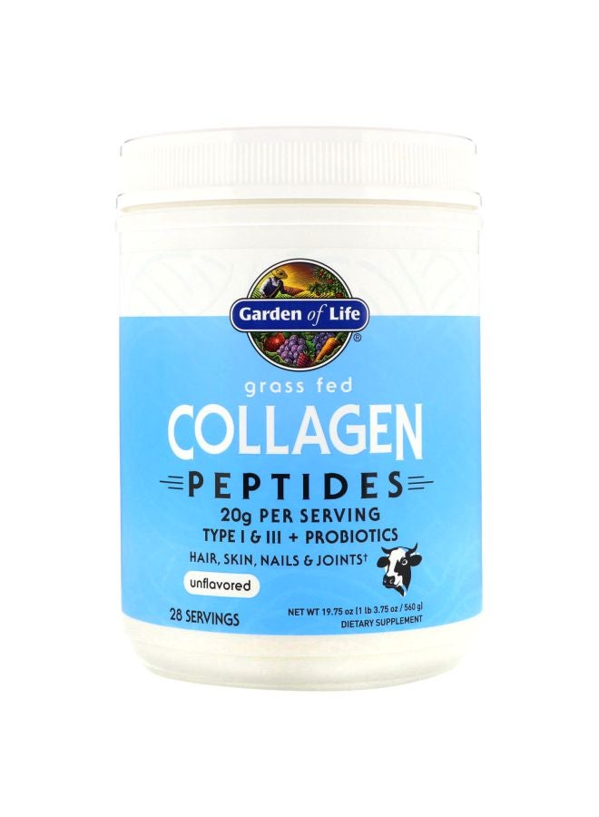 Grass Fed Collagen Peptides Dietary Supplement