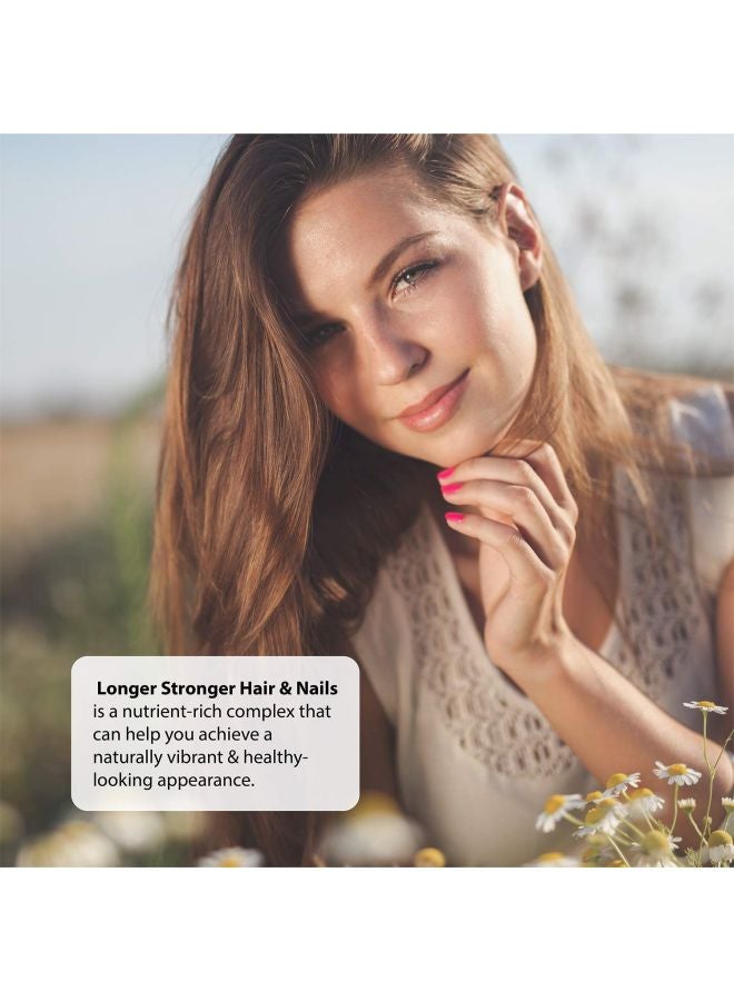 Longer Stronger Hair And Nails Dietary Supplement - 60 Liquid Softgels