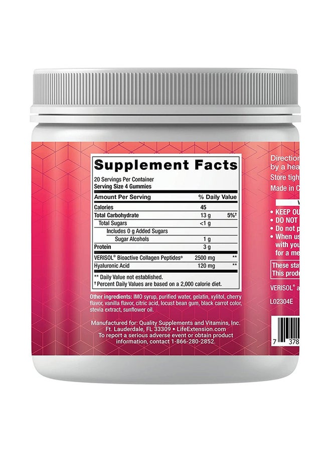 Youthful Collagen Dietary Supplement - 80 Gummies