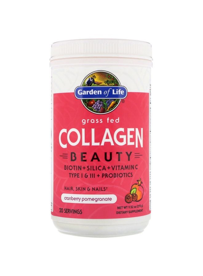 Grass Fed Collagen Beauty Dietary Supplement - Cranberry Pomegranate