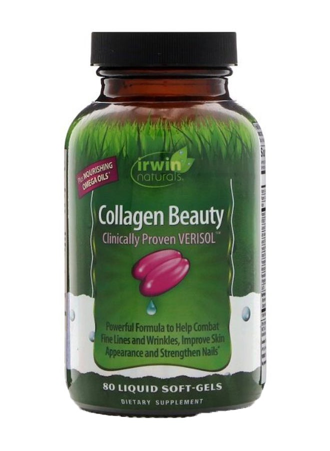 Collagen Beauty Dietary Supplement - 80 Softgels