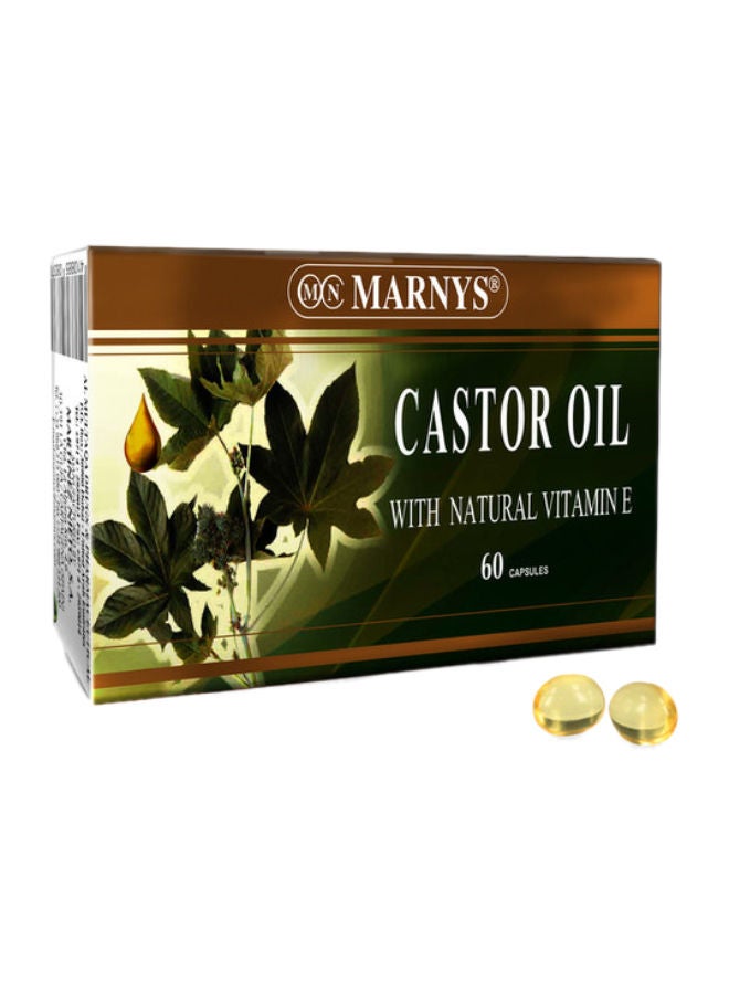 Marnys Castor Oil - 60 Caps