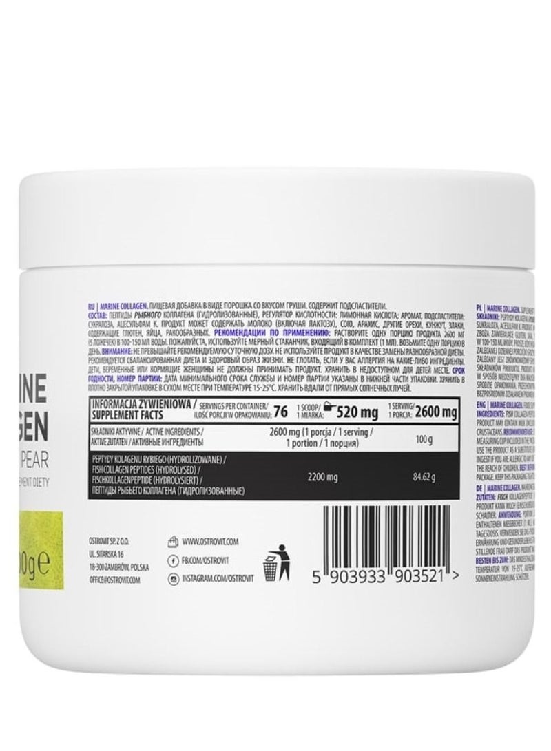 Marine Collagen 200 Grams, Pear