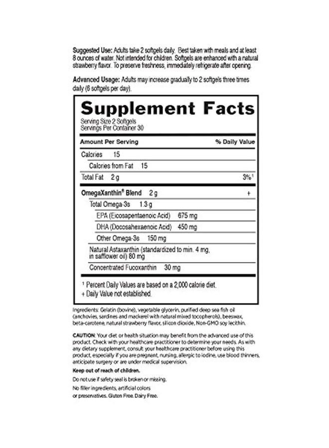 Oceans 3 Dietary Supplement - 60 Softgels