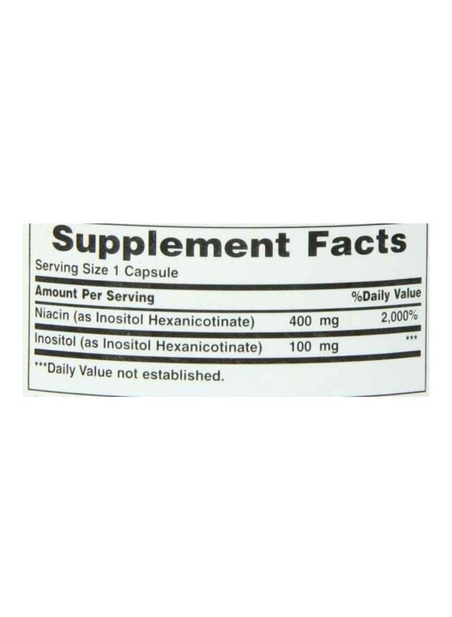 Niacin Dietary Supplement - 120 Capsules