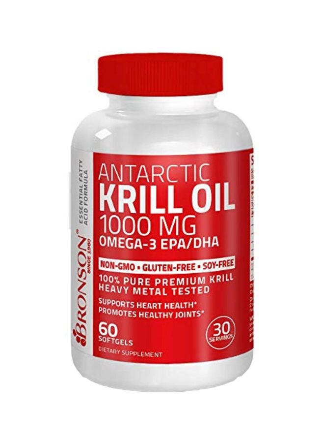 Antarctic Krill Oil Supplement 1000 mg - 60 Softgels