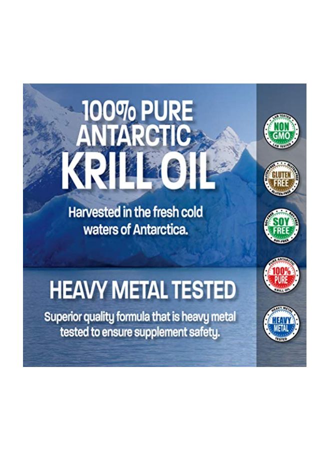 Antarctic Krill Oil Supplement 1000 mg - 60 Softgels