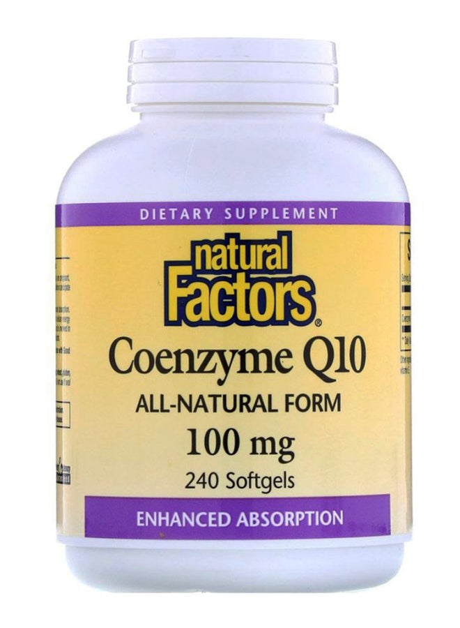 Coenzyme Q10 Enhanced Absorption - 240 Softgels
