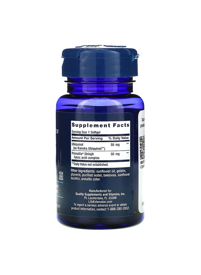 Super Ubiquinol CoQ10 With Enhanced Mitochondrial Support - 30 Softgels