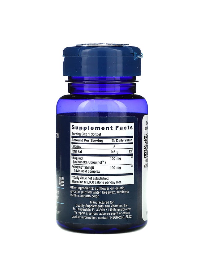 Super Ubiquinol CoQ10 With Enhanced Mitochondrial Support - 30 Softgels