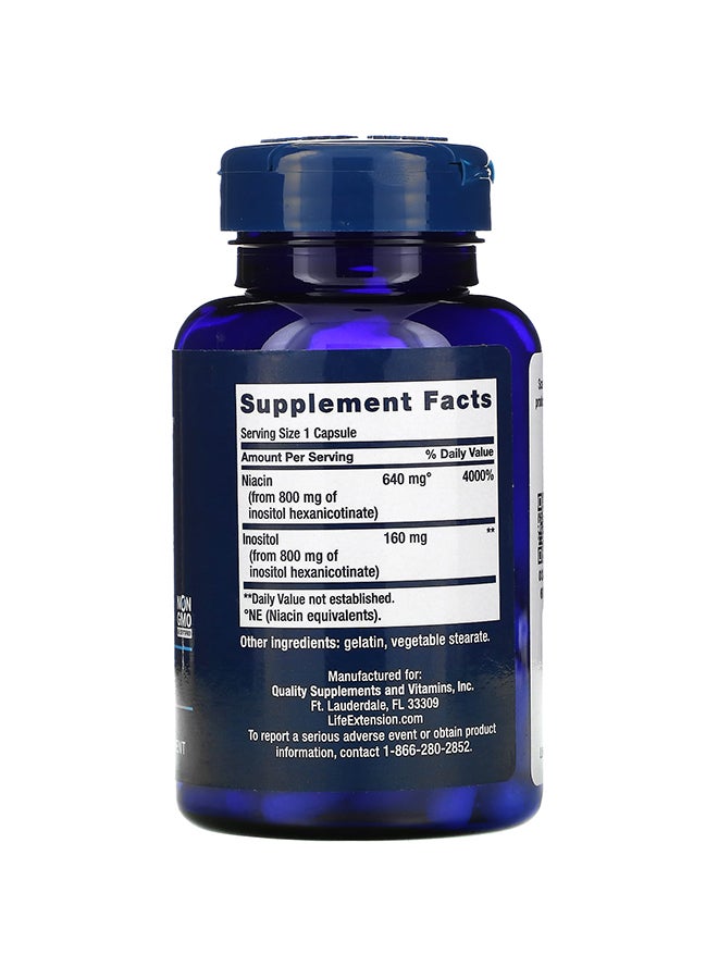 No Flush Niacin - 100 Capsules