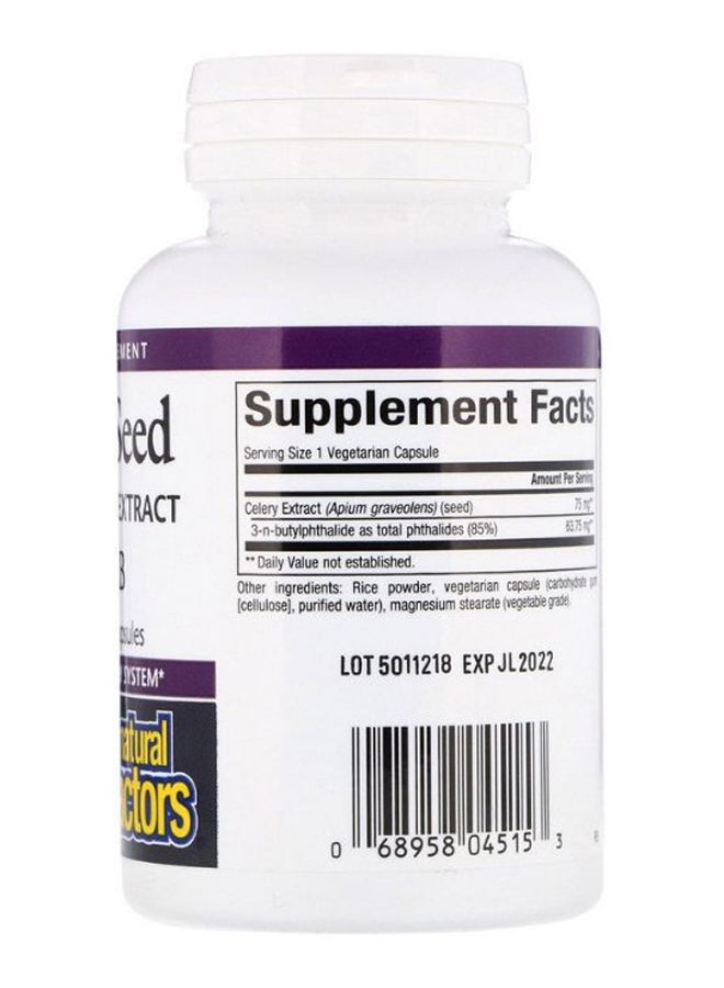 Celery Seed Standardized Extract - 60 Capsules
