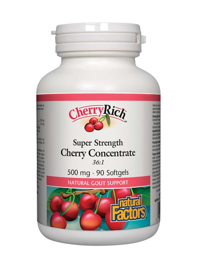 CherryRich Super Strength Cherry Concentrate 36:1 500 mg - 90 Softgels