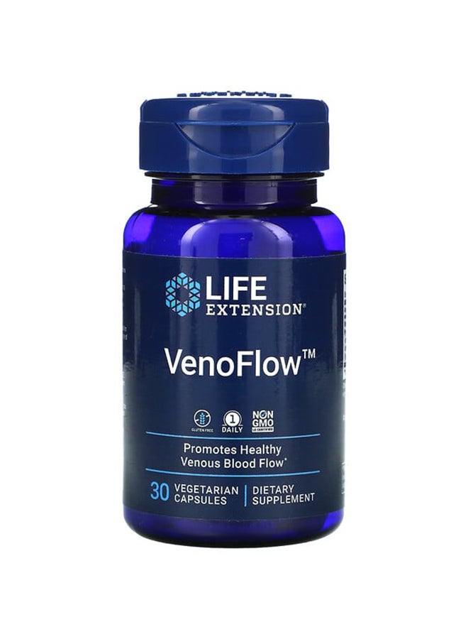 VenoFlow Dietary Supplement - 30 Vegetarian Capsules