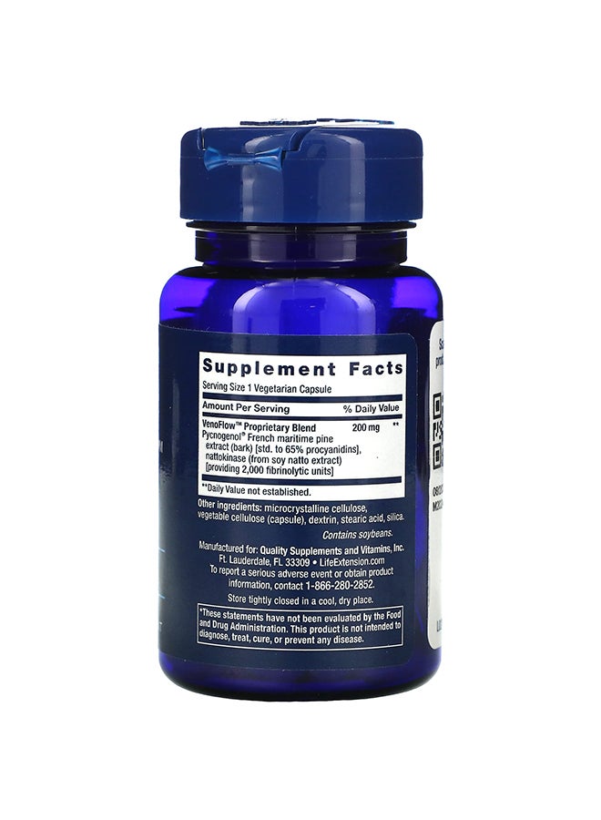 VenoFlow Dietary Supplement - 30 Vegetarian Capsules