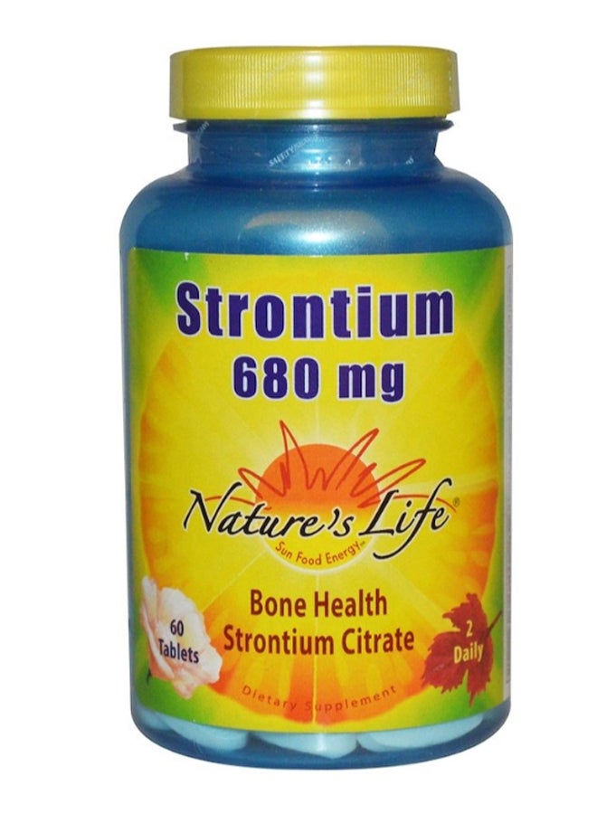 Strontium Bones Health Strontium Citrate - 60 Tablets