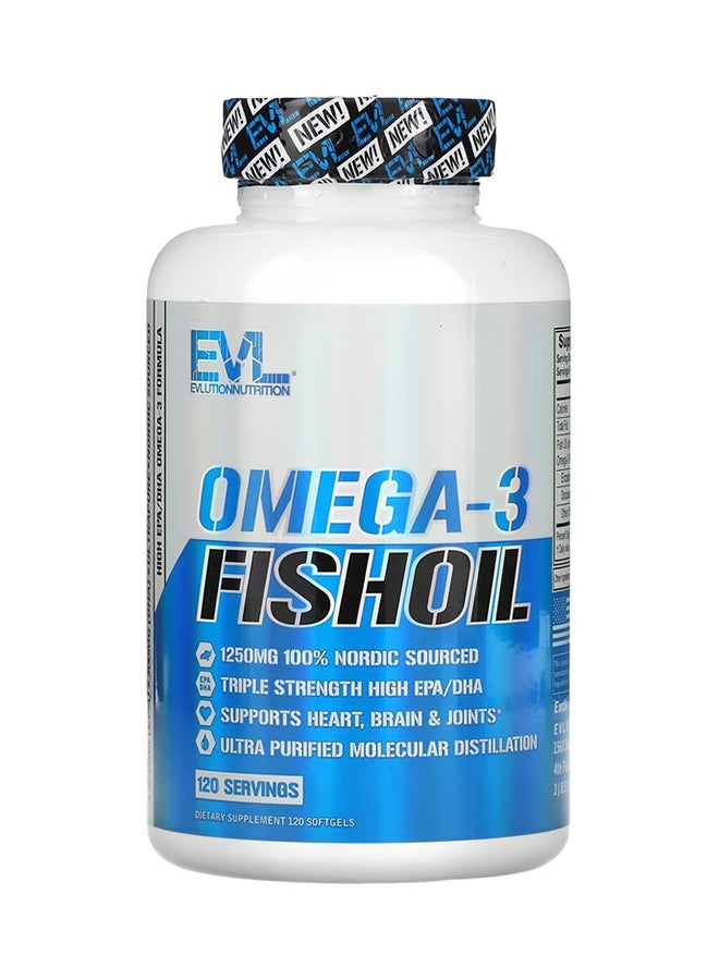 Omega-3 Fish Oil - 120 Softgels