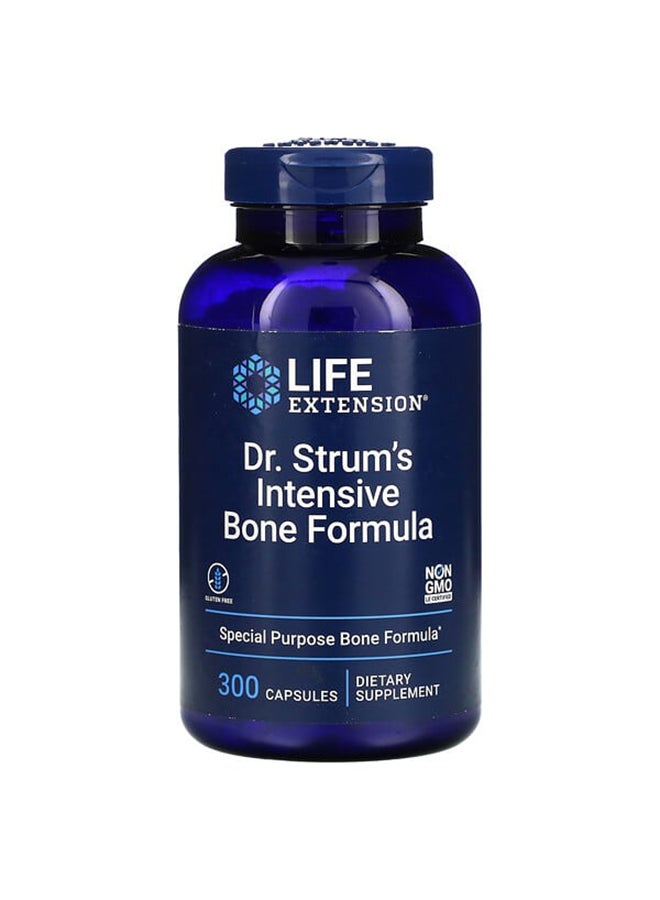 Dr. Strum’s Intensive Bone Formula Dietray Supplement - 300 Capsules