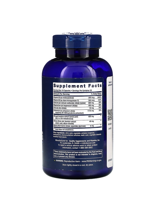 Dr. Strum’s Intensive Bone Formula Dietray Supplement - 300 Capsules