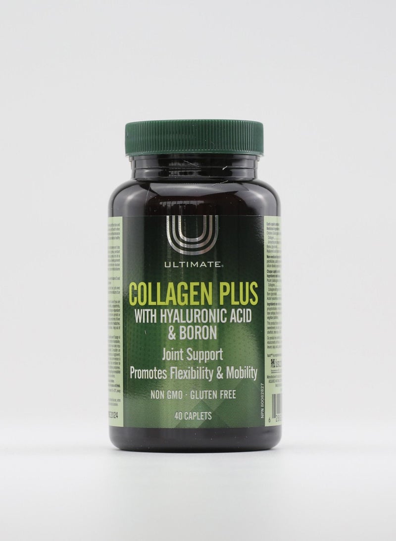 Collagen Plus-Hyaluronic Acid & Boron 40's Caplets