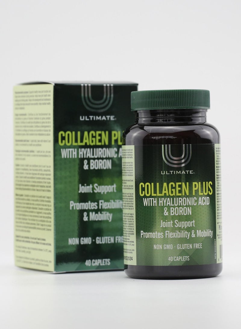 Collagen Plus-Hyaluronic Acid & Boron 40's Caplets