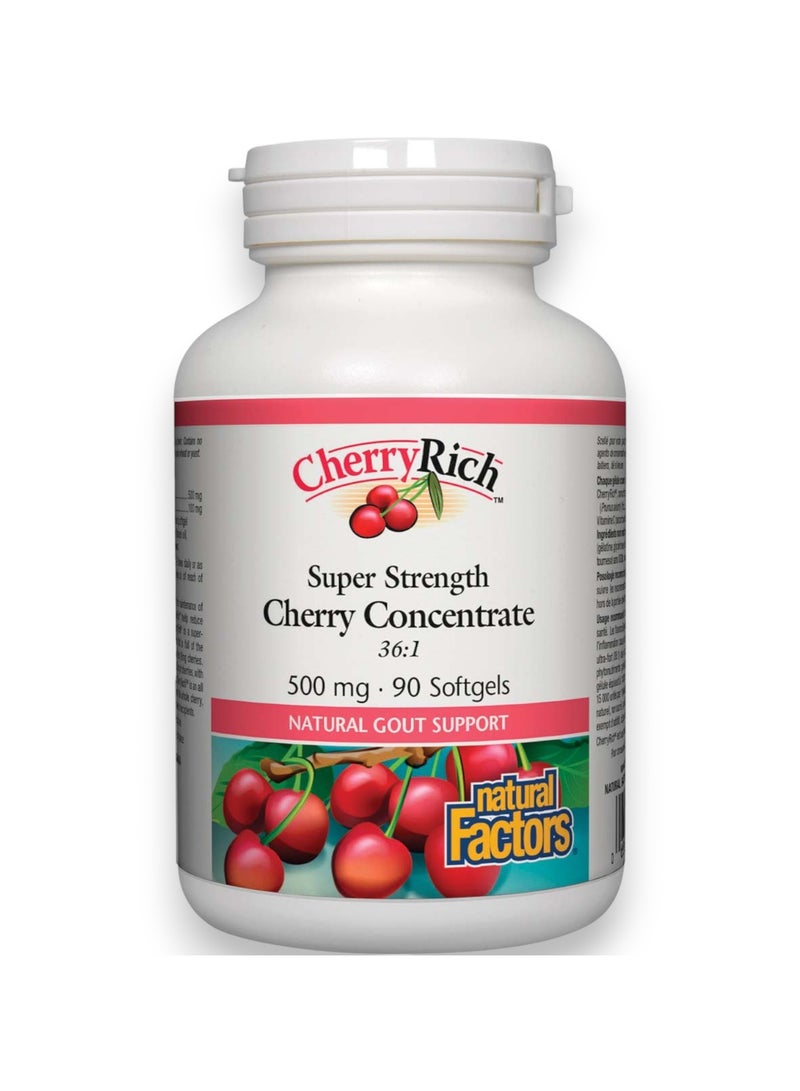 Super Strength Cherry Concentrate, 500mg, 90s