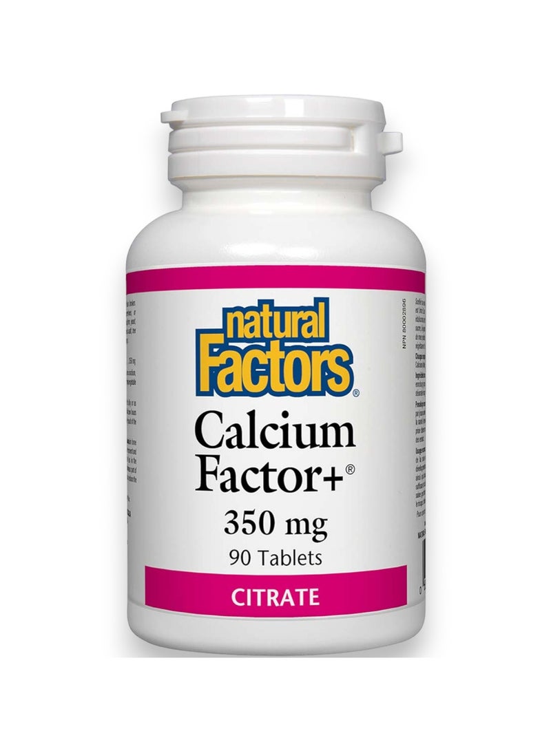 Calcium Factor+, 350 mg, 90 Tablets